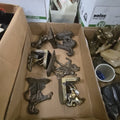 Lot 208 - Box Lot with Bookends with Horses