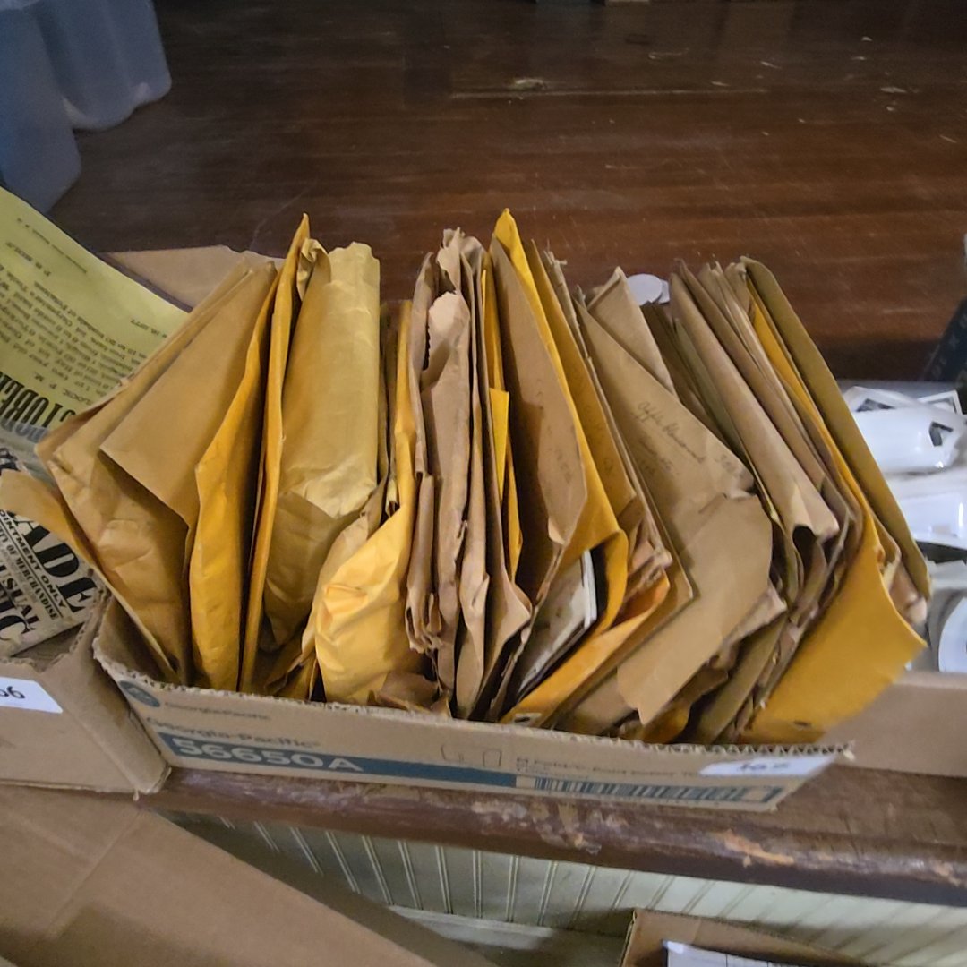 large box lot of photos and negatives and folders