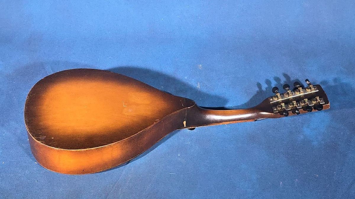 Vintage Supertone Flat-Back Mandolin with Sunburst Finish