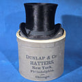 Lot 072 - Antique Beaver Skin Top Hat, Retailed by Jacob Reed's Sons, Philadelphia, Pennsylvania, in Dunlap & Co. Hatters Hat Box