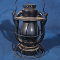 Lot 027 - Antique Dietz Vesta Railroad Lantern, New York, U.S.A., Maine Central Railroad, Blue Globe, 10" H