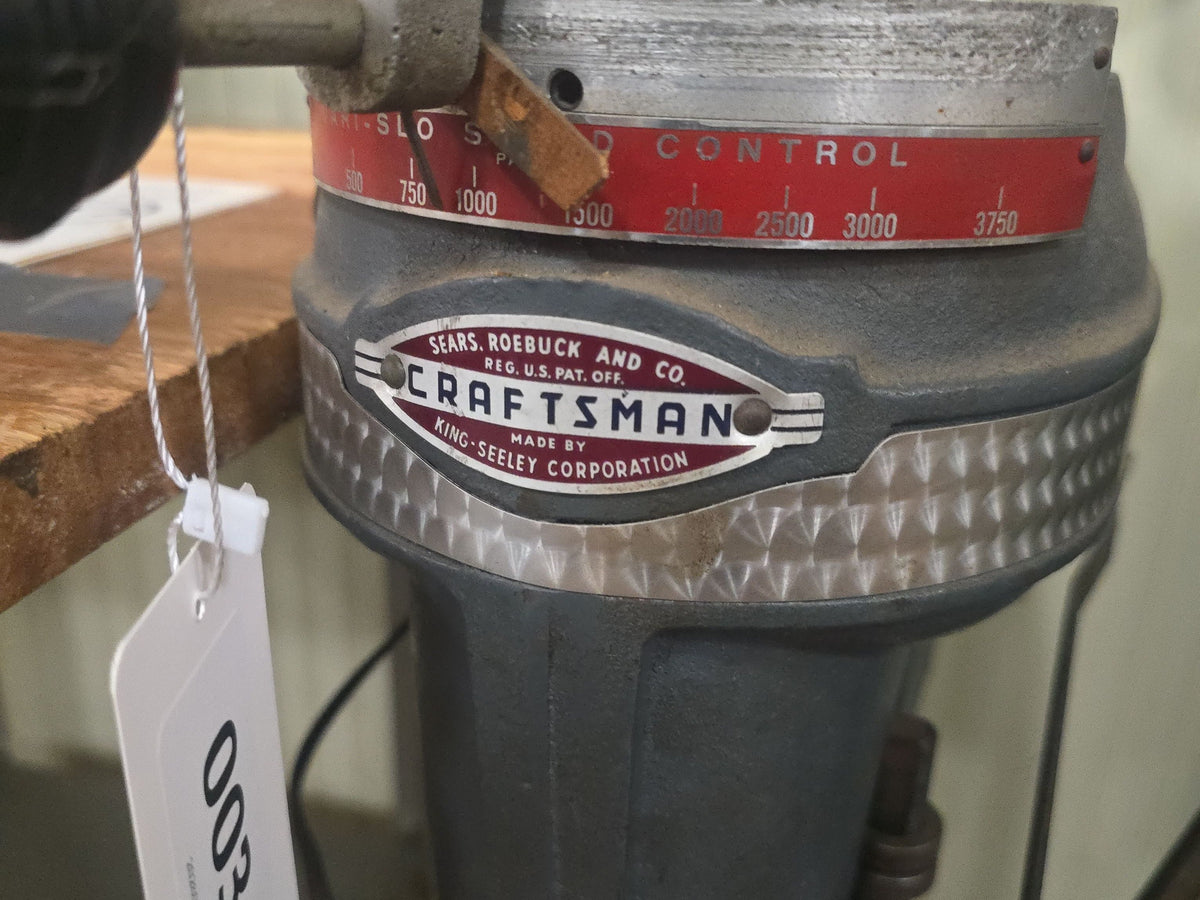 vintage Sears Craftsman drill press with Vice