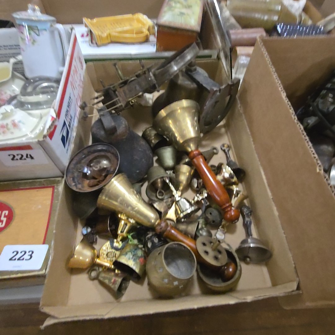 box lot of bells
