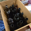 Lot 116 - Box Lot of Amber Bottles