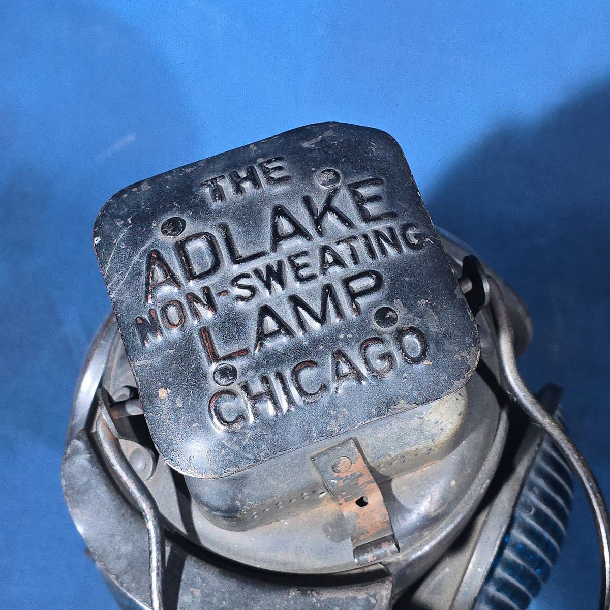 Antique Adlake Non-Sweating Four-Lens Railroad Marker Lamp with Central Vermont Railway Provenance Letter from Engineer Harry E. Frost, Palmer, Massachusetts to Brattleboro, Vermont Route, 1926-1969