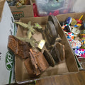 Lot 141 - Box Lot of Cast Metal and Other Bookends