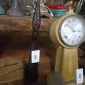 Lot 096 - Tall Purple Art Glass Bottle with Stopper