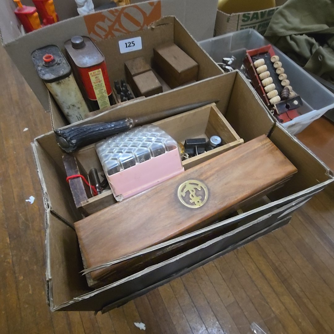 vintage lot including Navy box and other Smalls
