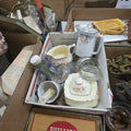 Lot 224 - Box Lot of Ceramics and Glass Furniture Cups