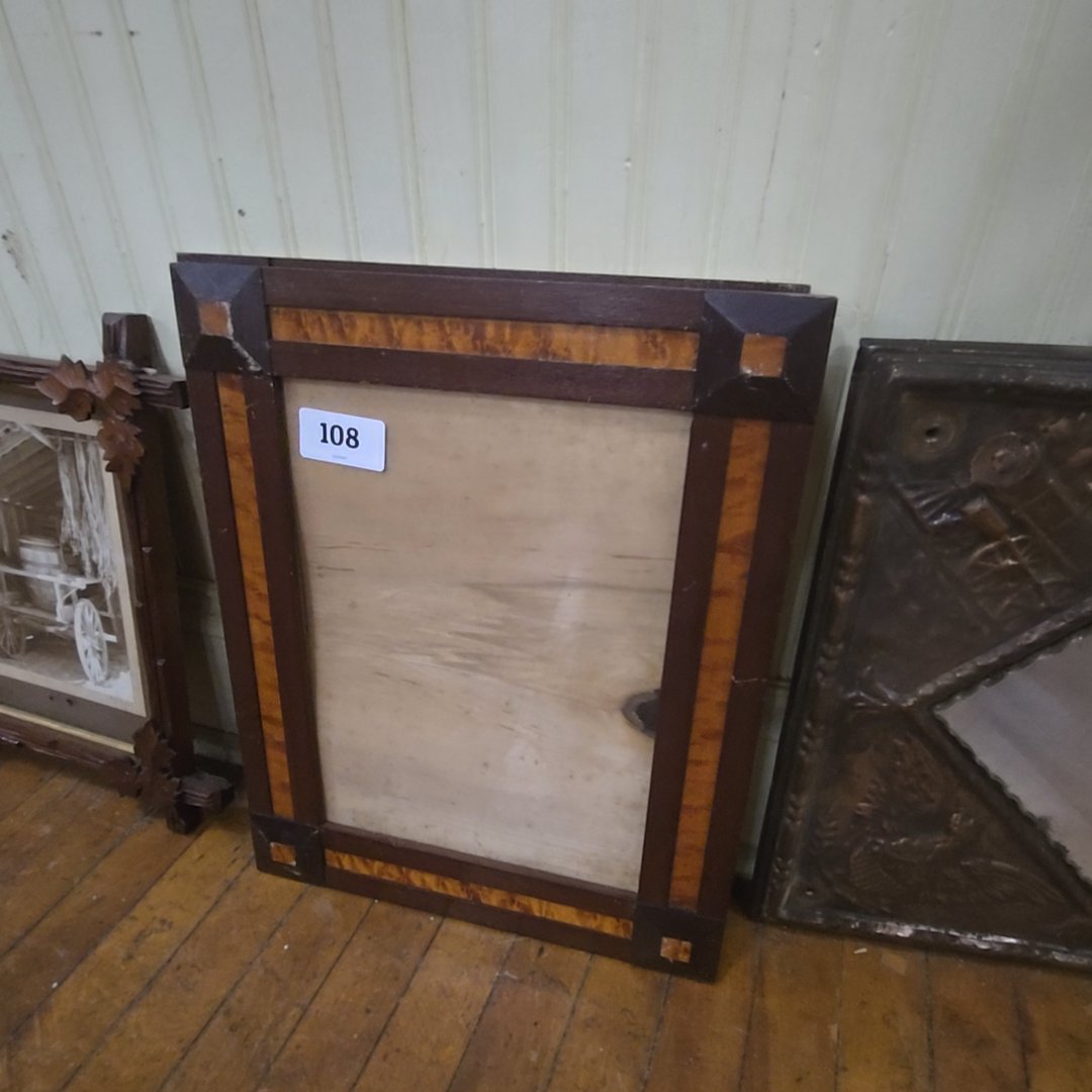 pair of wooden frames