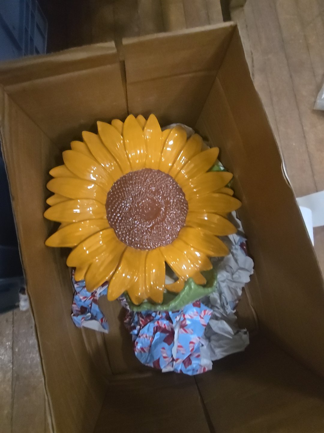 sunflower Pottery dish