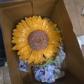 Lot 052 - Sunflower Pottery Dish