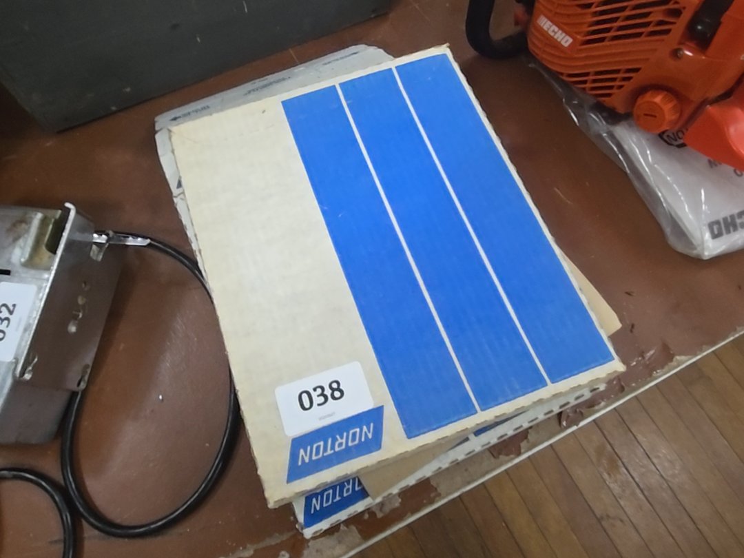 New Old Stock boxes of sandpaper
