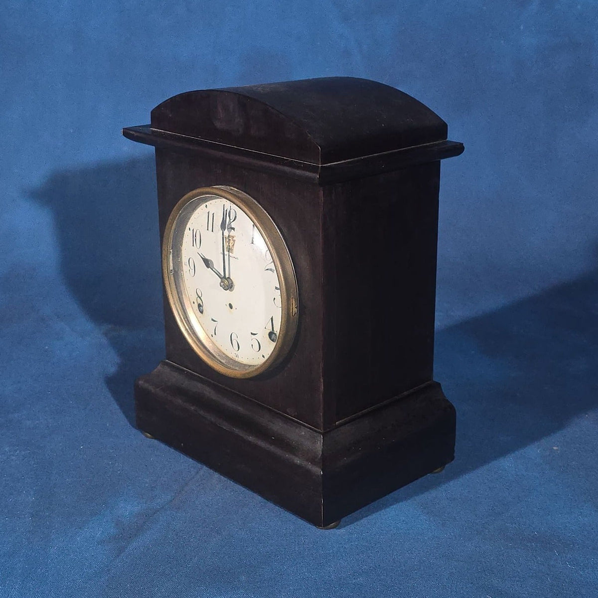 Antique Seth Thomas Mantel Clock with Key and Pendulum, Made in U.S.A.