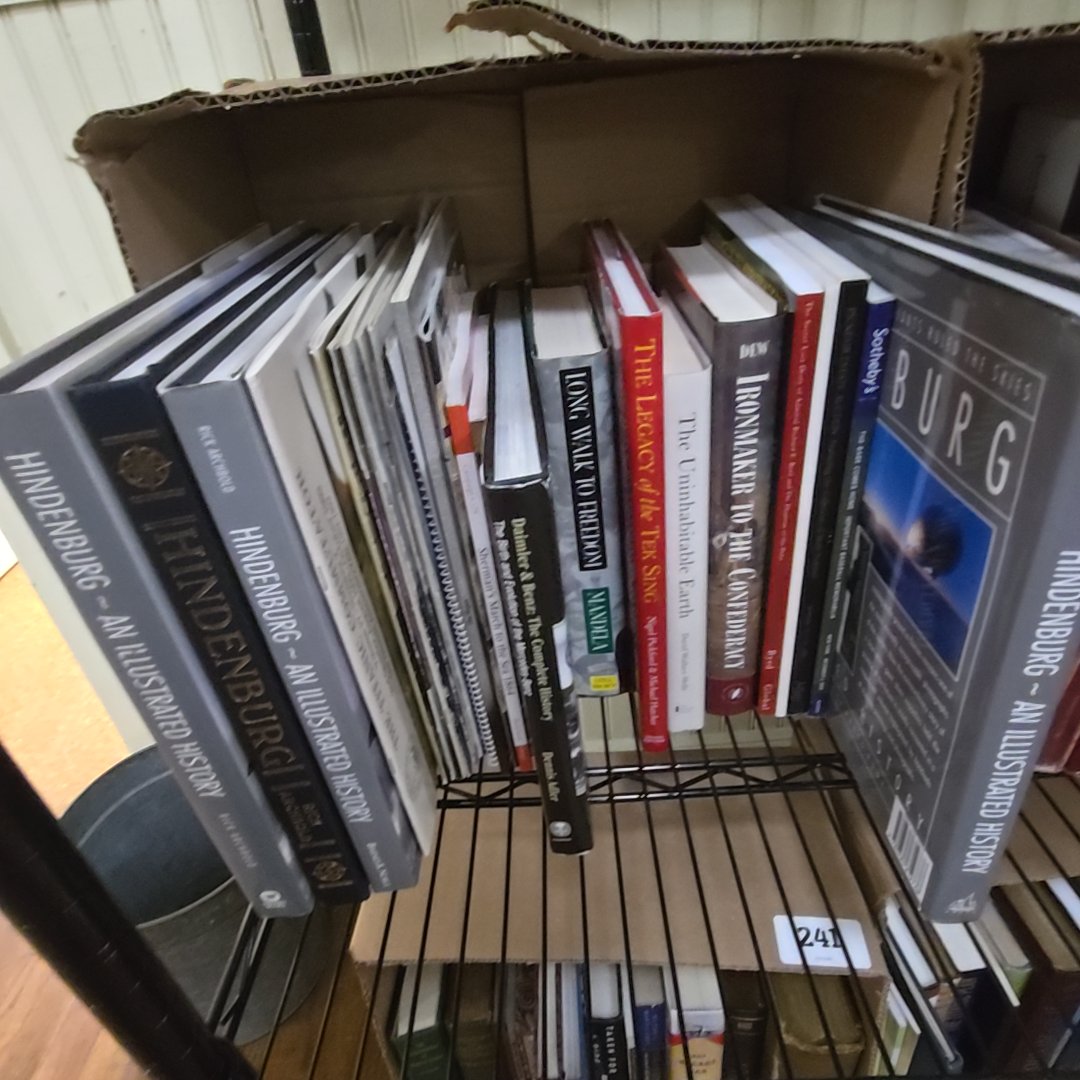 box lot of books, Hindenburg and Confederacy
