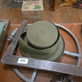 Lot 026 - Tool Grouping with Metal Squares, Canvas Strapping, and Metal Strapping