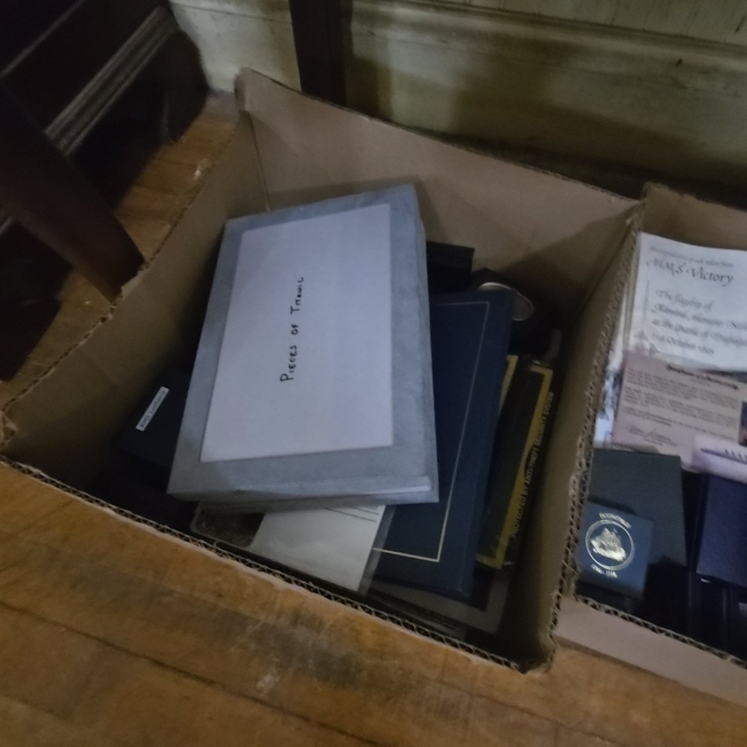box lot of commemorative Titanic material