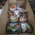 Lot 031 - Collection of Vintage Asian Pottery and Jewelry Box