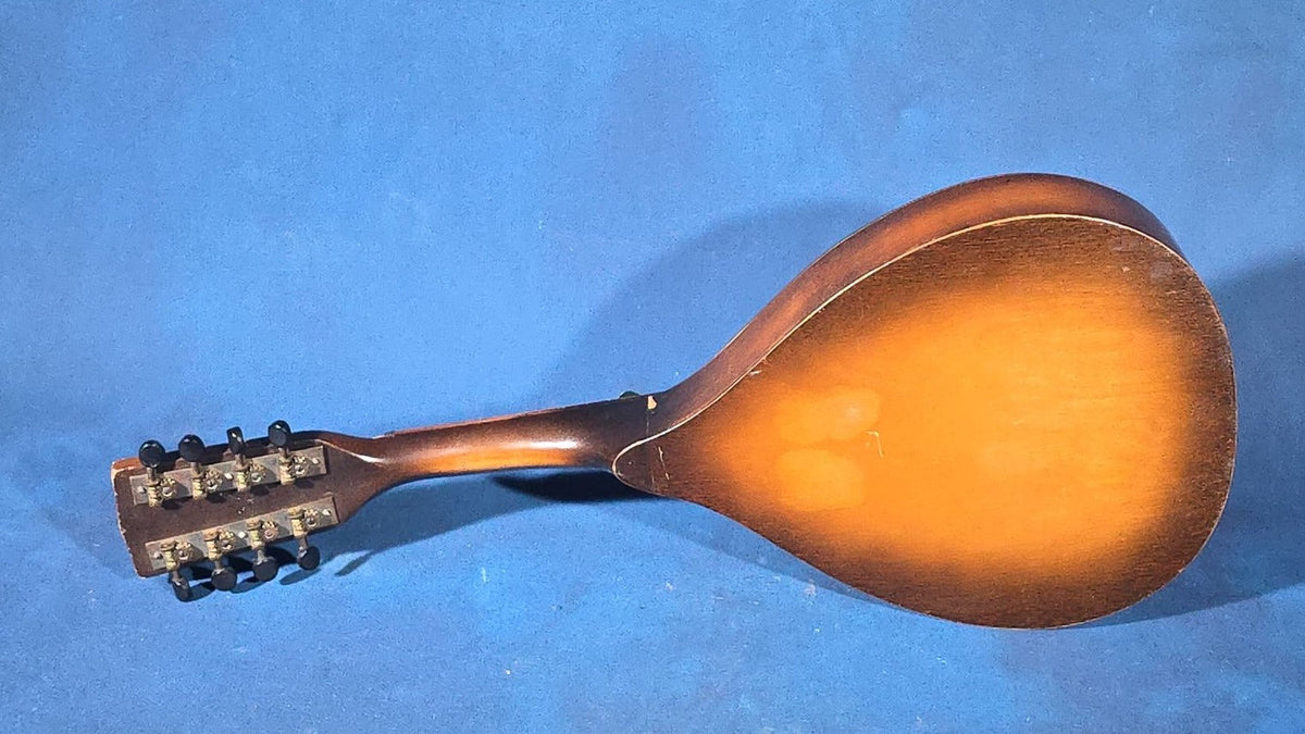 Vintage Supertone Flat-Back Mandolin with Sunburst Finish