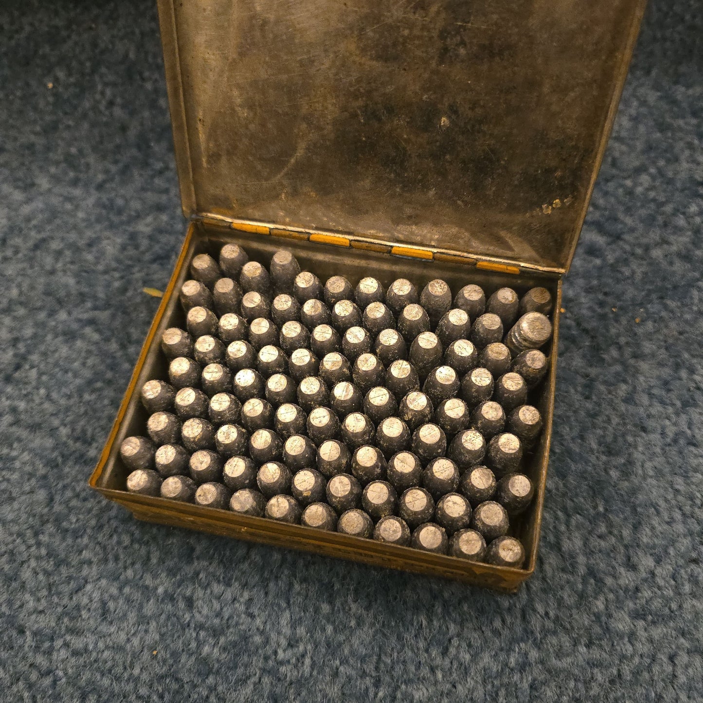 Grouping of Antique and Vintage Ammunition Boxes with Contents and Gun Accessories including Winchester .40-72 Cartridges for Model 1895, Union Metallic Cartridge Co. Ballard & Bullard Bullets, and Colt Grip Panel