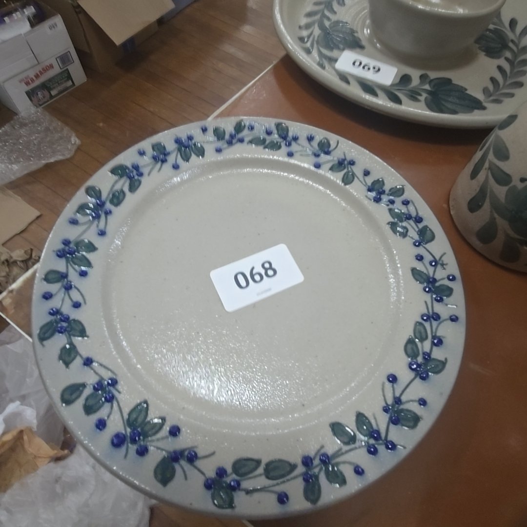 Salmon Falls stoneware plate