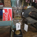 Lot 090 - Antique Figural Kerosene Lamp