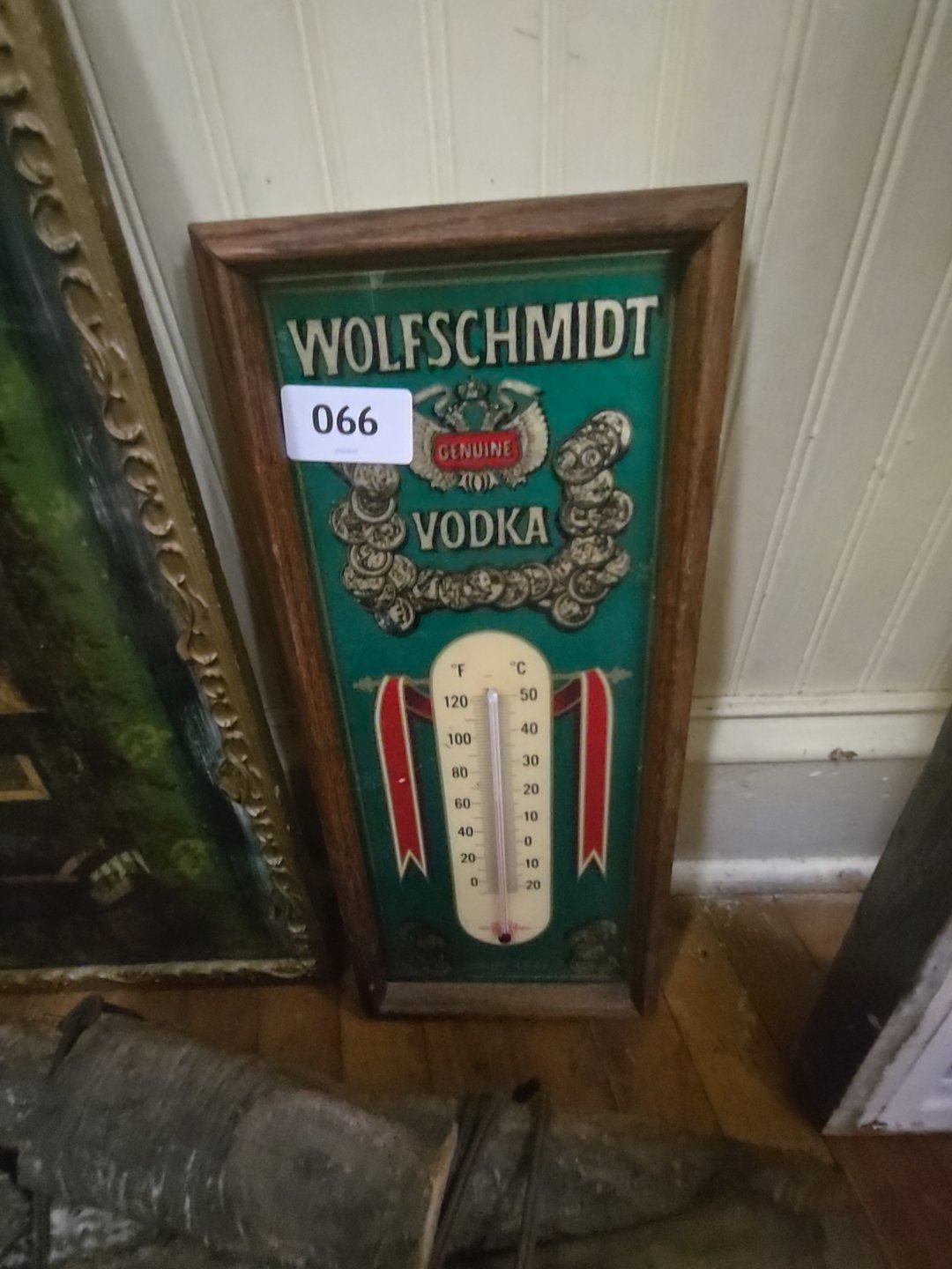 vodka advertising thermometer