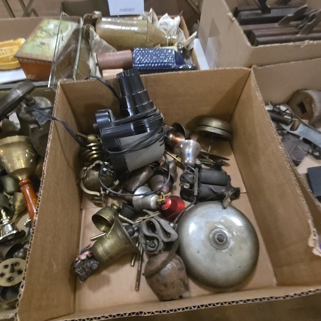 box lot of bells