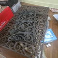 Lot 030 - Collection of Modern and Vintage Decorative Iron and Wooden Grates