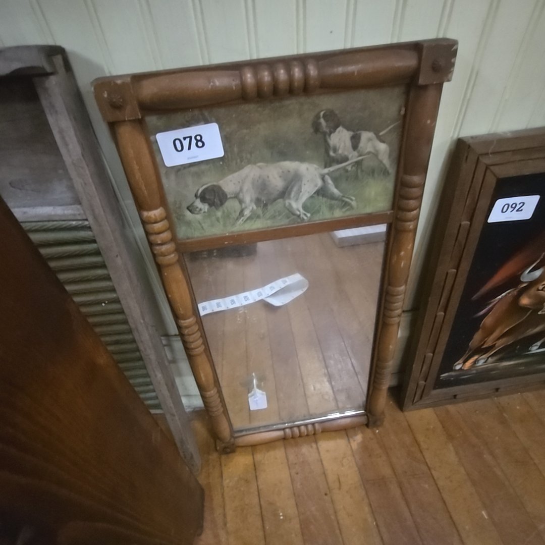 hunting dog two part mirror
