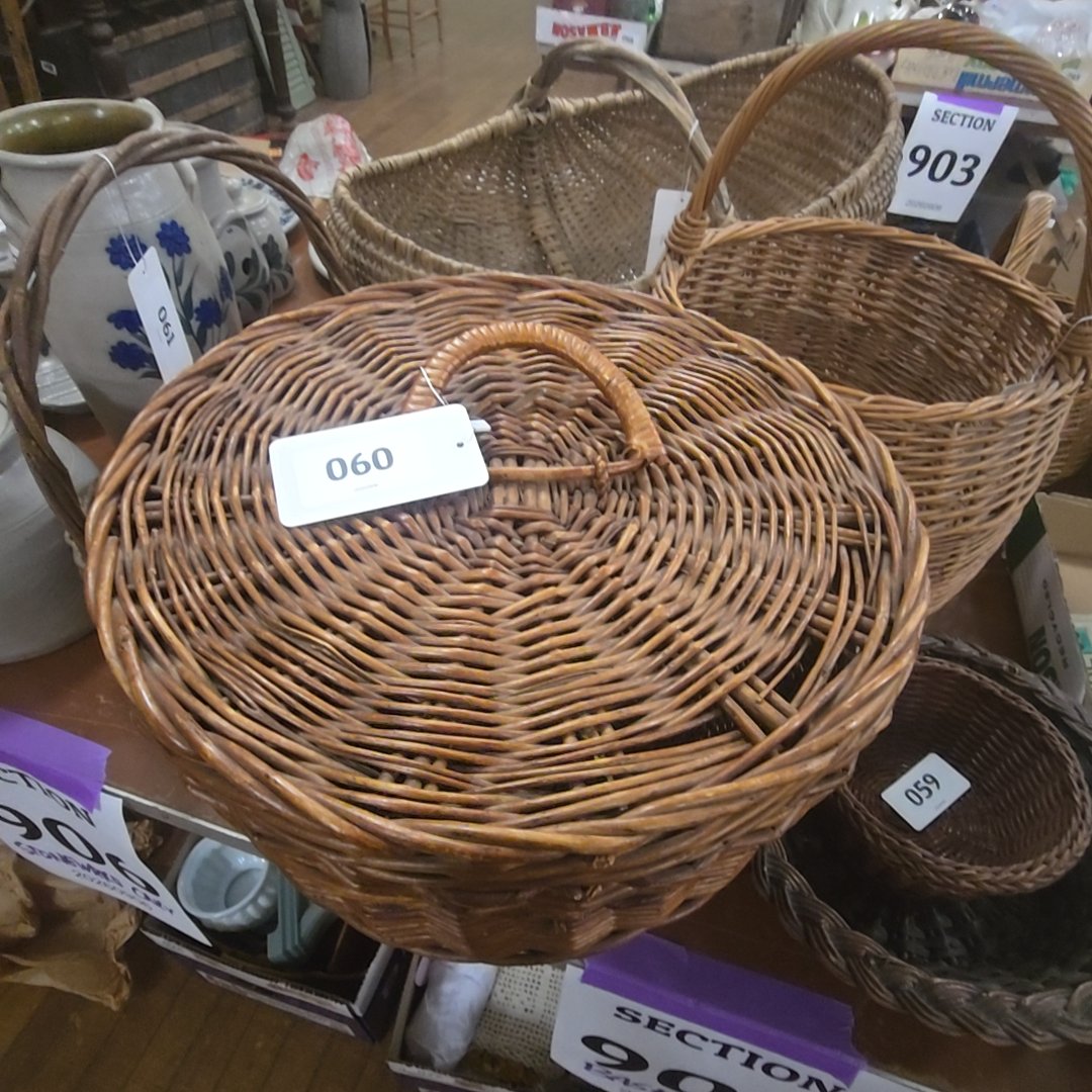 large basket with lid