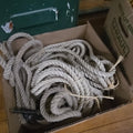 Lot 007 - Box Lot of Vintage Rope