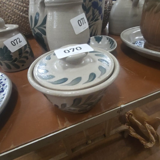 Salmon Falls stoneware covered dish
