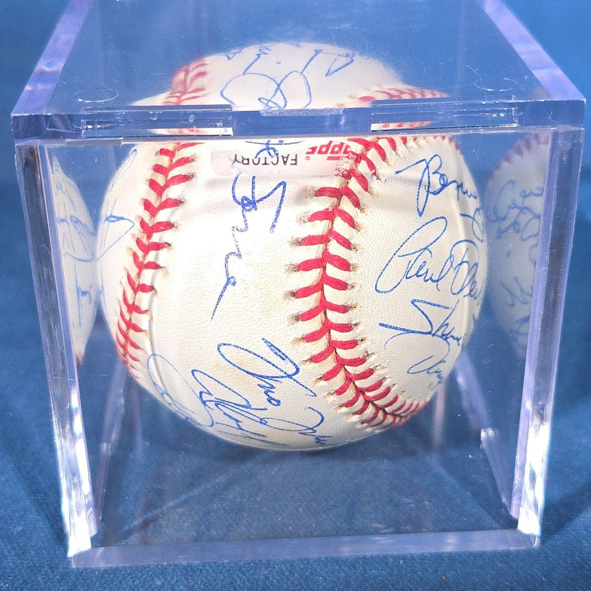 Vintage 1999 New York Yankees Team-Signed Rawlings Official American League Baseball with A & S Sports Certificate of Authenticity