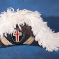 Lot 073 - Antique Knights Templar Masonic Chapeau Hat, Manufactured by the M.C. Lilley & Co., Columbus, Ohio, Named to H.E. Southworth, 22" L
