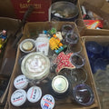 Lot 011 - Box Lot of Miscellaneous Glassware Including Pepper Shaker