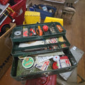 Lot 193 - Blue Tackle Box with Contents