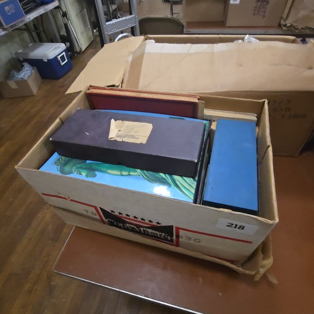 box lot of stamps