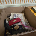 Lot 206 - Box Lot Including Pocket Watches and Straight Razors