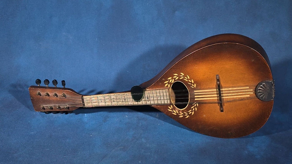 Vintage Supertone Flat-Back Mandolin with Sunburst Finish