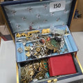 Lot 150 - Jewelry Box with Contents