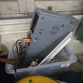 Lot 057 - Electronics Grouping with Vcr, Apple Keyboards, and More