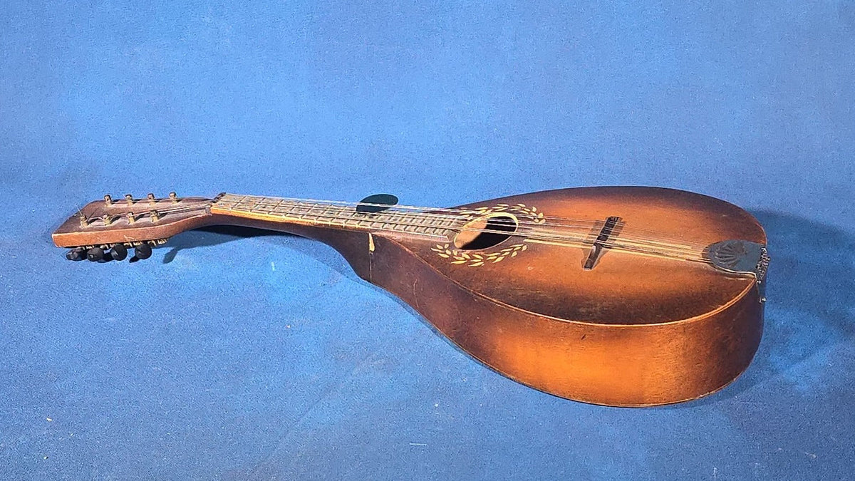 Vintage Supertone Flat-Back Mandolin with Sunburst Finish