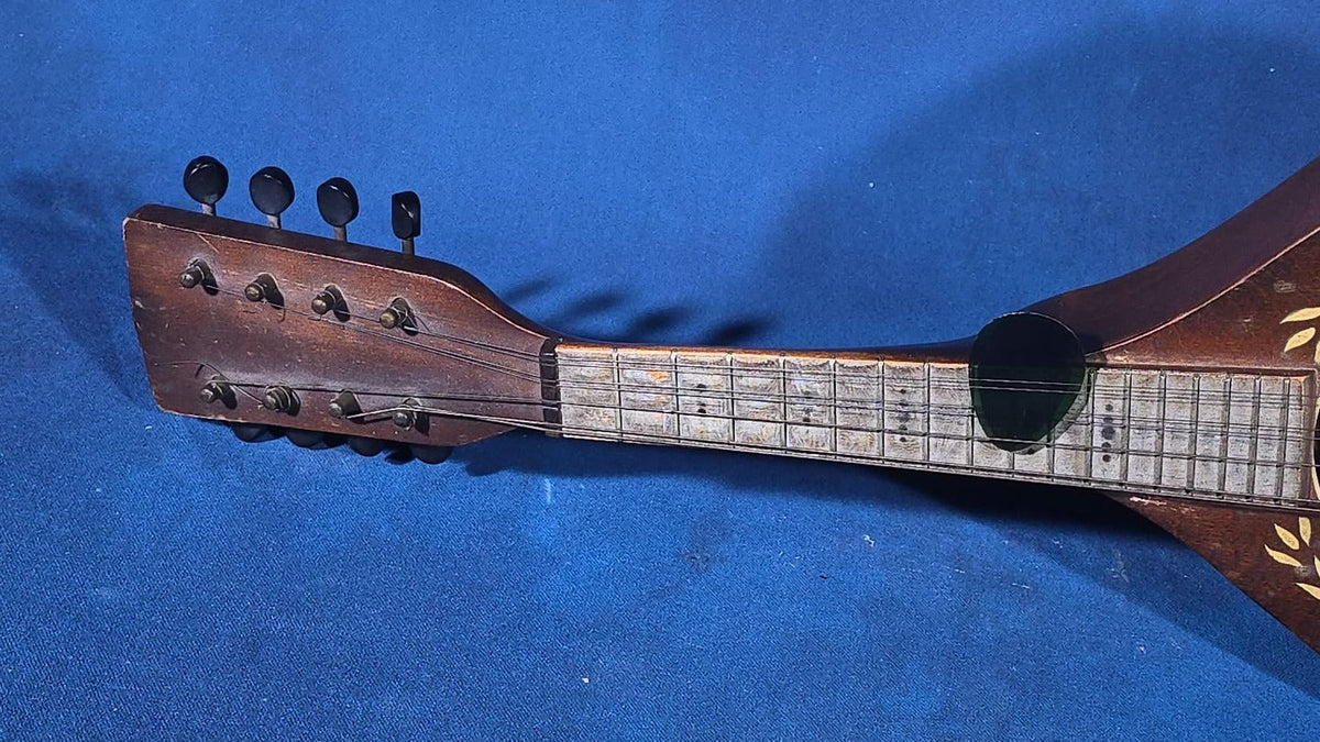 Vintage Supertone Flat-Back Mandolin with Sunburst Finish