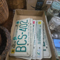 Lot 058 - Box Lot of Modern New Hampshire License Plates