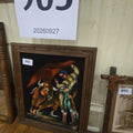 Lot 092 - Vintage Mexican Bullfight Velvet Painting