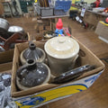 Lot 160 - Box Lot with Jugs and Crock