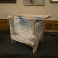Lot 195 - Antique Primitive Painted Wood Stool, 17-1/2" L
