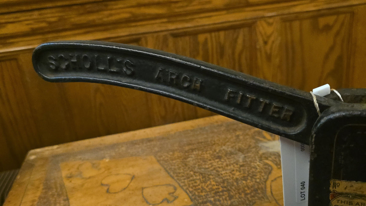 Antique Scholl's Arch Fitter, Patent No. 997707, Manufactured by The Scholl Mfg. Co., Chicago, Illinois