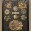 Lot 205 - Antique Framed "Improved Gervais Chart of the Eye No. 900" Anatomical Eye Chart, Published by F. A. Hardy & Company, Chicago, Illinois, 29-3/8" W x 37-1/4" H
